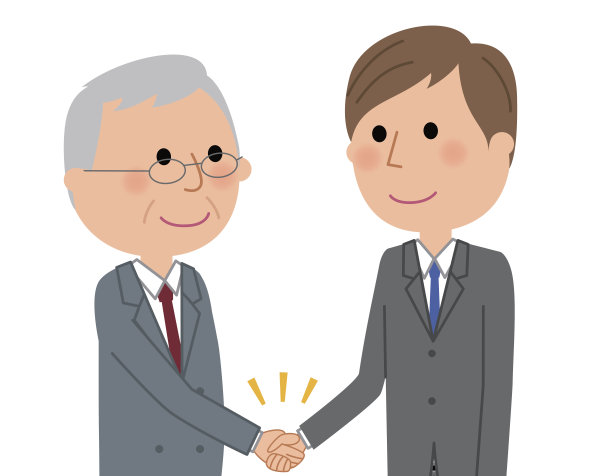 年轻的商人,握手图片下载