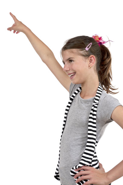 女孩摆姿势图片下载