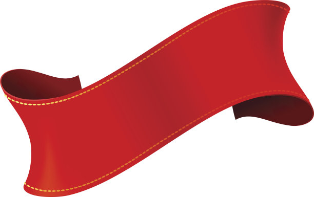 优雅的红丝带图片下载