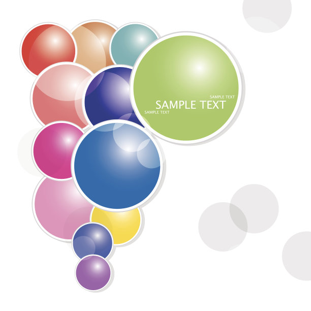 丰富多彩的语言泡沫。图片下载