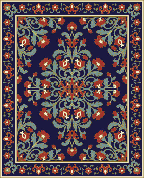 彩色地毯模板。图片下载