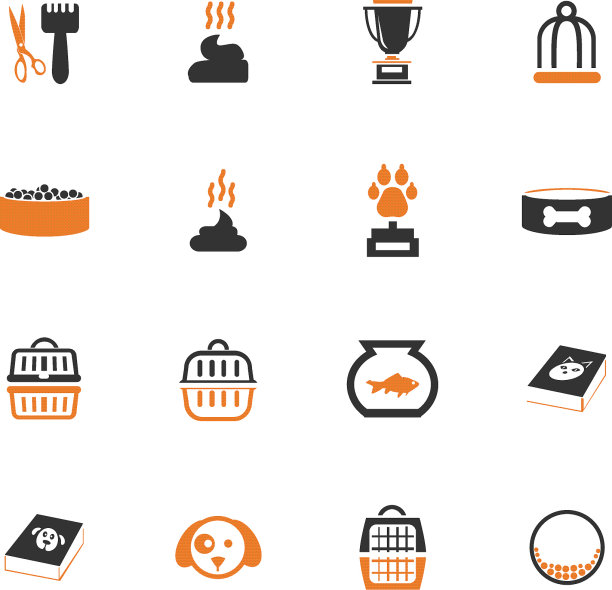 宠物商品图标集图片下载