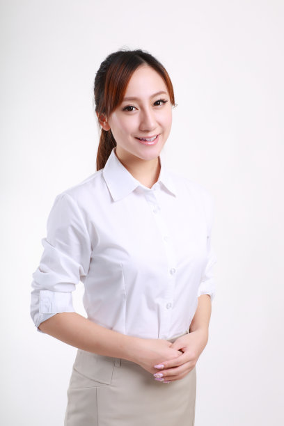 白领的手势图片下载