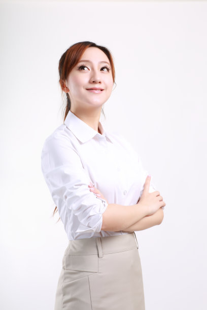 白领的手势图片下载