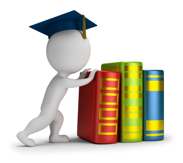 3D小的人-重教育图片下载