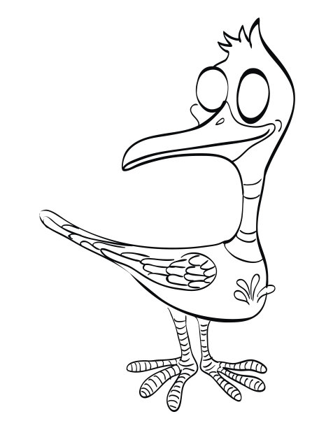 卡通形象的鸭子图片下载