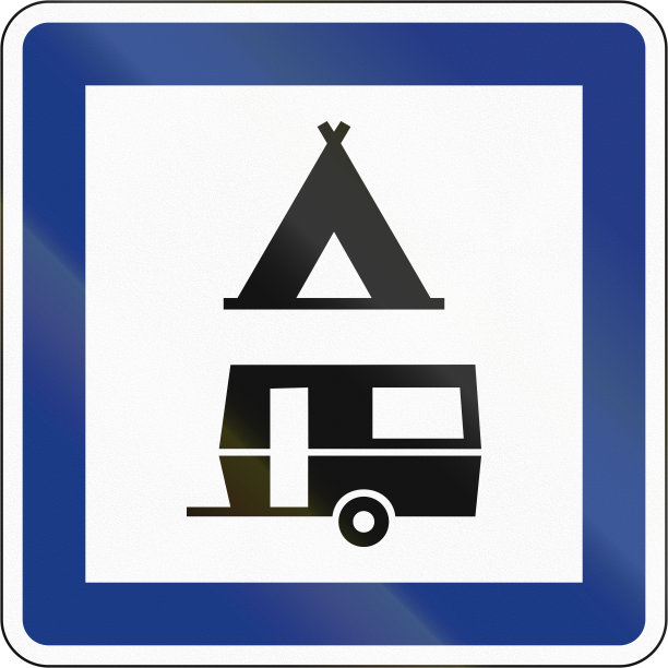 斯洛文尼亚路标-露营和商队场地图片下载