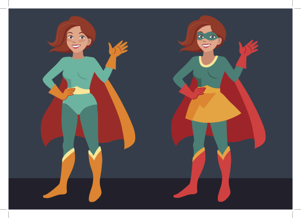 超级英雄的女人图片下载