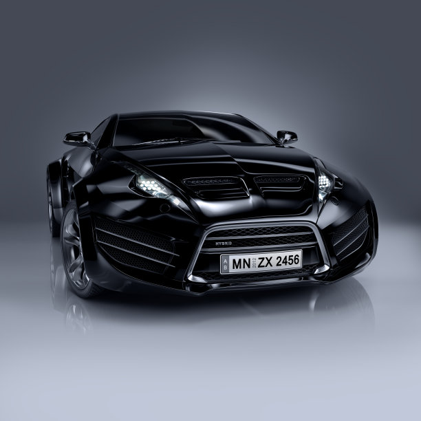 黑色的跑车图片下载