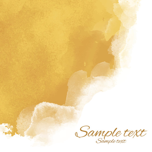 水彩黄砂粗角图片下载