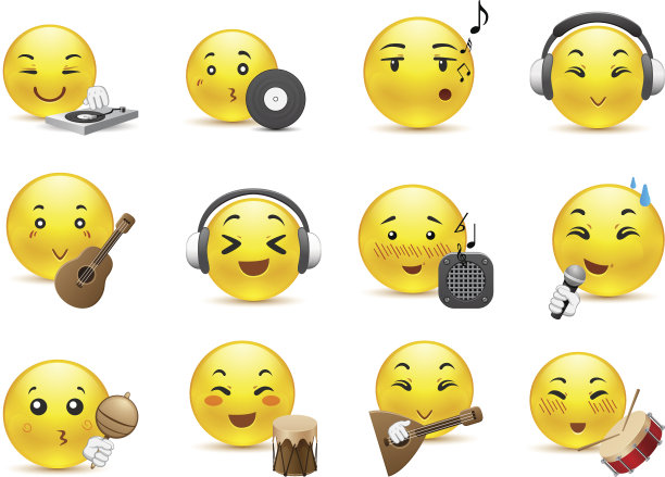 动画，微笑，乐器图片下载