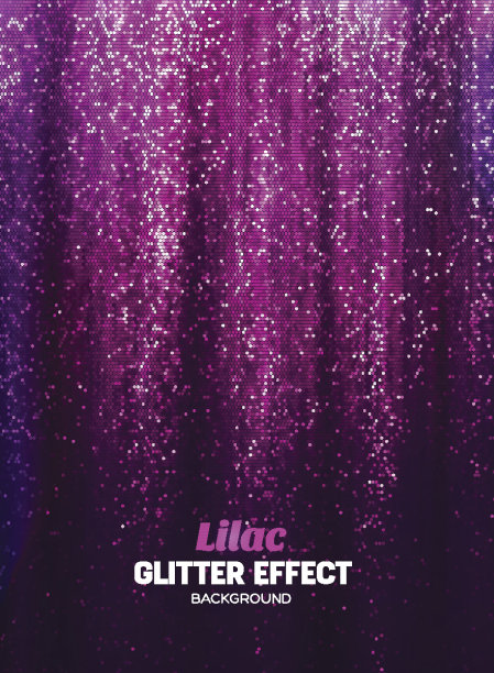 魔法闪光背景在淡紫色。海报背景与闪耀元素。图片下载
