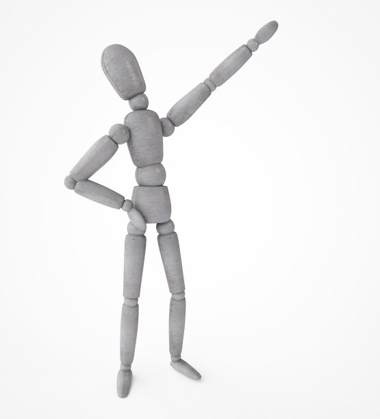 3d人类手指向下图片下载