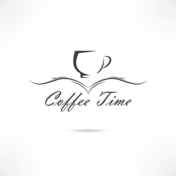 喝咖啡的时间标志图片下载