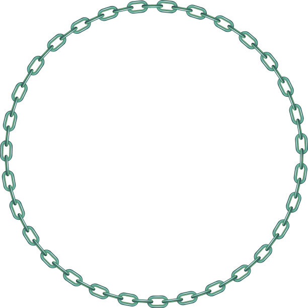 绿松石项链，呈圆形图片下载