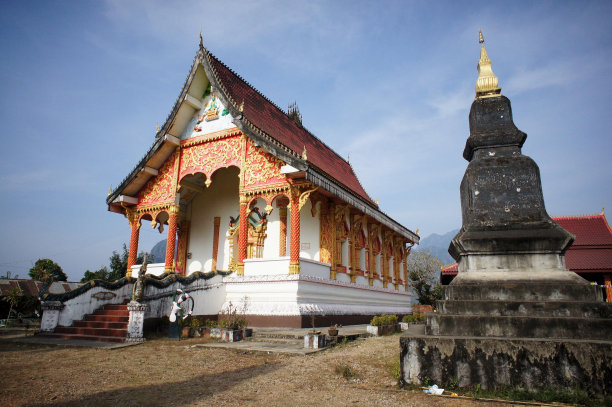 坦普尔，老挝琅勃邦图片下载