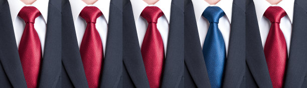 用领带或领带与图案或人群格格不入图片下载