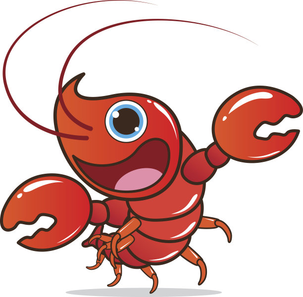 龙虾可爱的卡通图片下载