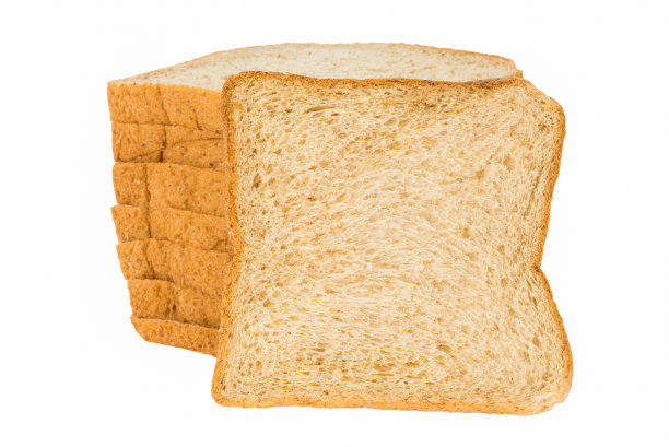 切片面包孤立图片下载