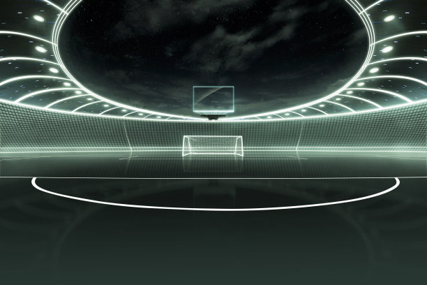 体育场霓虹灯图片下载