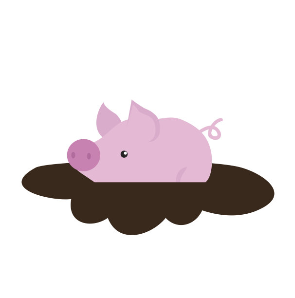 猪的矢量图图片下载