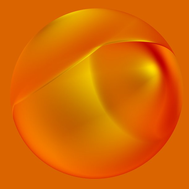 闪亮的珠宝饰品。珍珠项链孤立。抽象的橙色背景。图片下载