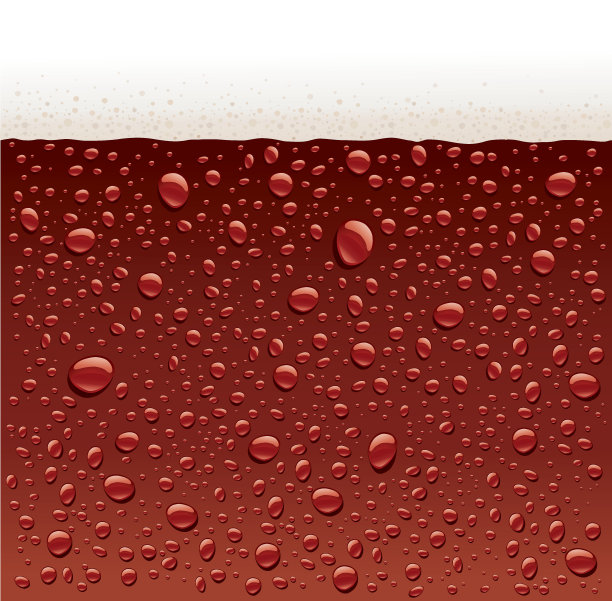 背景暗红色的水与许多滴图片下载