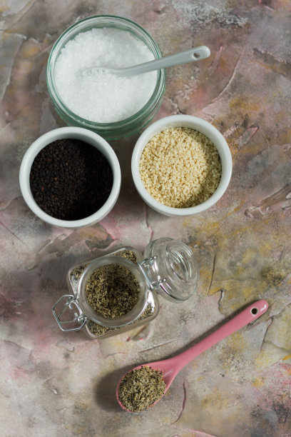 Gomasio——芝麻盐。图片下载