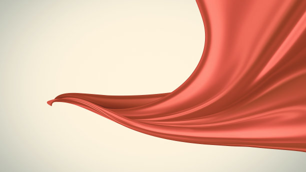 飞行的红色丝绸图片下载