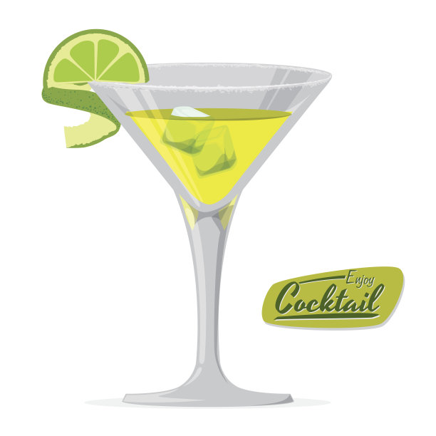 鸡尾酒的设计图片下载