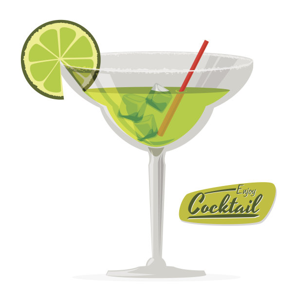 鸡尾酒的设计图片下载