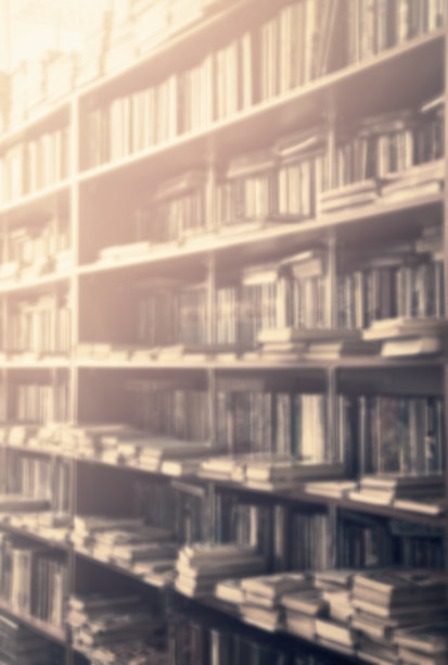 模糊的书架在图书馆为您的背景设计图片下载