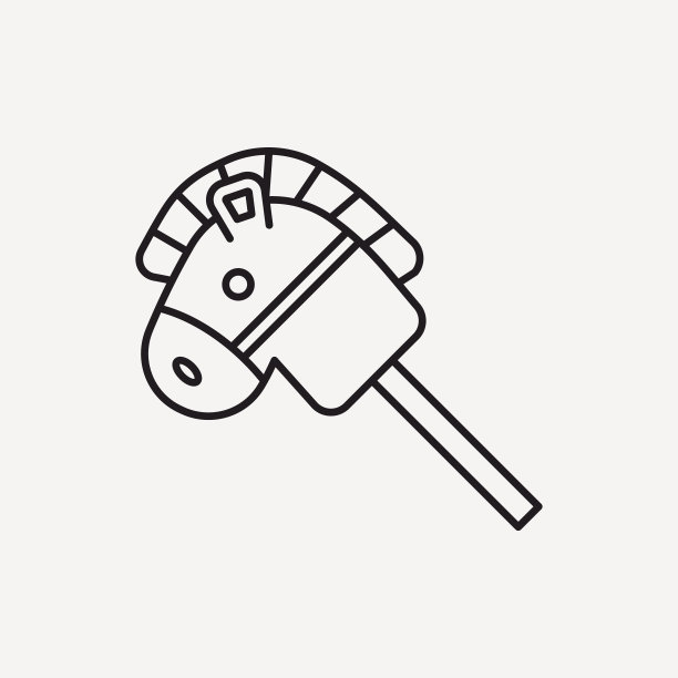 婴儿玩具马线图标图片下载