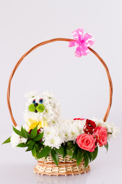 篮子里的花图片下载