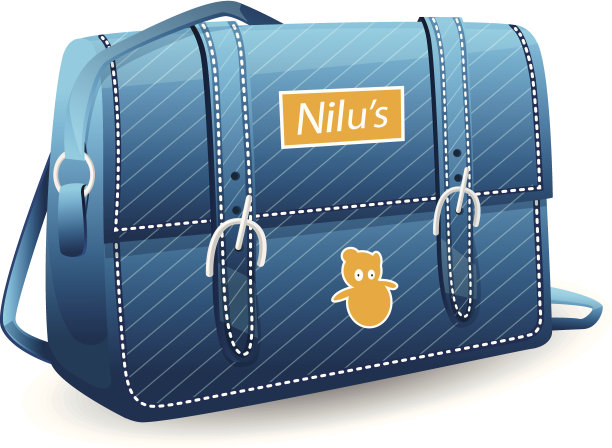 书包-蓝色图片下载