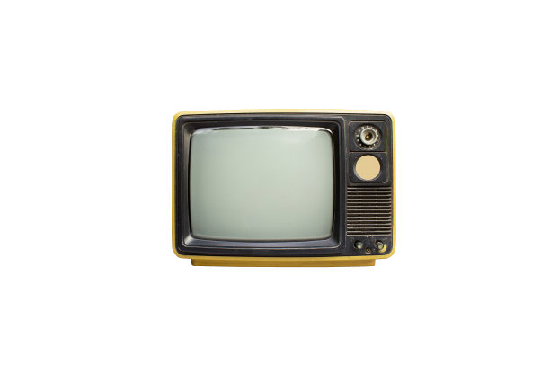 老式的电视素材图片