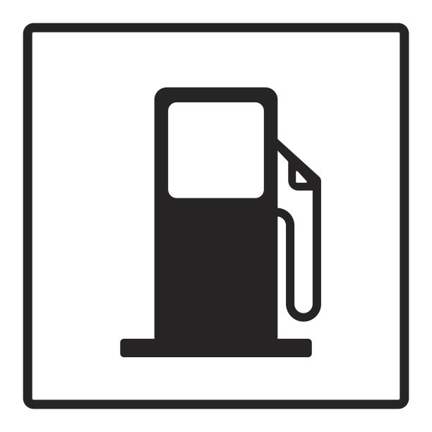 加油站符号向量图片下载