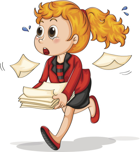 忙碌的上班族图片下载