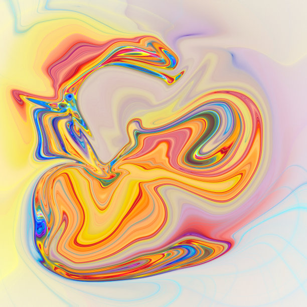 彩色迷幻液化背景图片下载