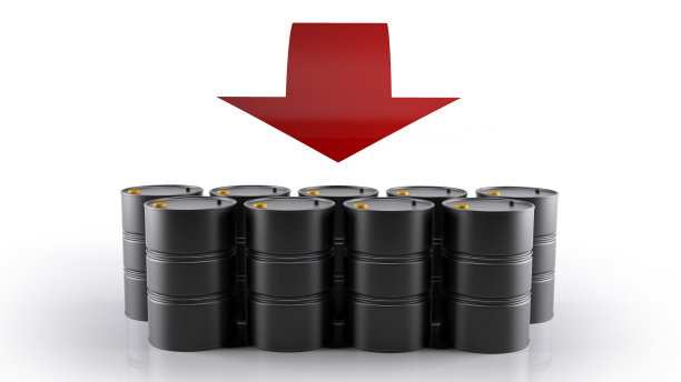 油价下跌的概念。图片下载