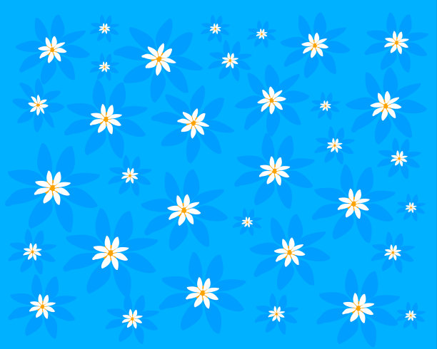 蓝色的花图片下载