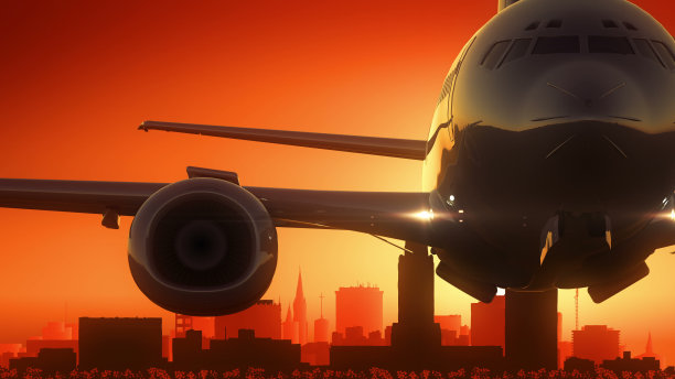 美国内布拉斯加州林肯，美国地平线日出起飞图片下载