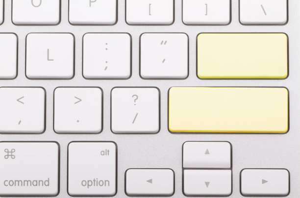 空白的电脑键盘。图片下载