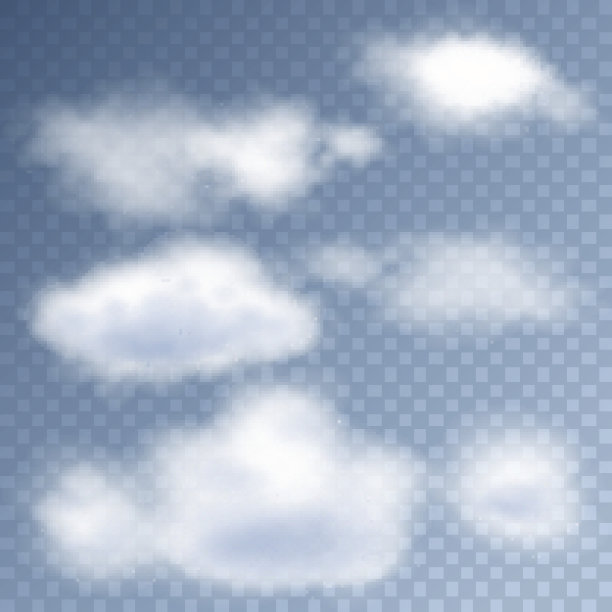 天空中逼真的云彩图片下载