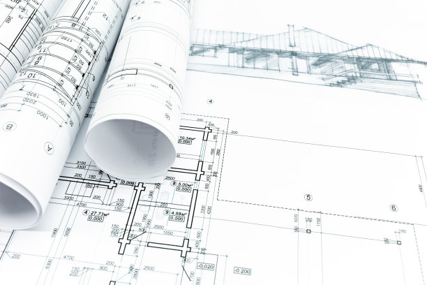 手绘建筑平面图图片下载