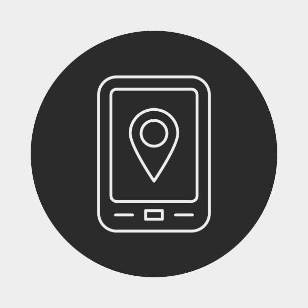 手机线条图标图片下载