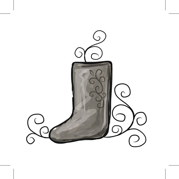 毡靴，你的设计草图图片下载