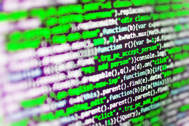 源代码特写。信息技术网站编码标准的网页设计图片下载