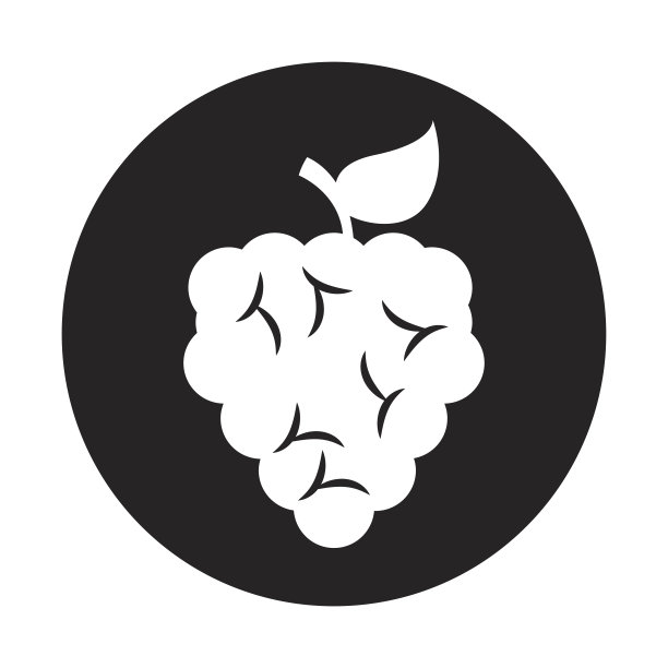 新鲜水果葡萄图标图片下载