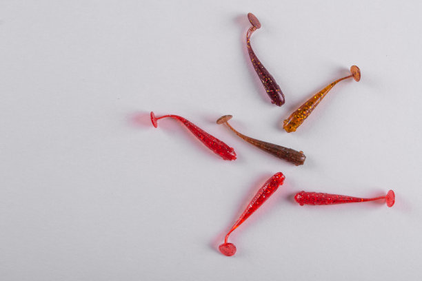 彩色硅胶鱼饵图片下载